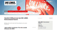 Desktop Screenshot of dielinke-hamm.de