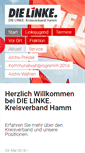 Mobile Screenshot of dielinke-hamm.de